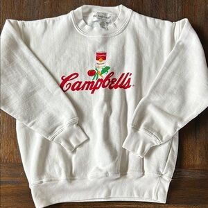 The Eagle's Eye White Campbell’s vegetable soup Sweatshirt